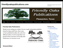Tablet Screenshot of friendlyoakspublications.com
